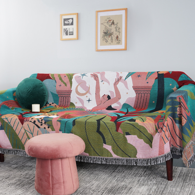 Home Textiles Trends - Textile City Forest Dancer Throw Blanket,