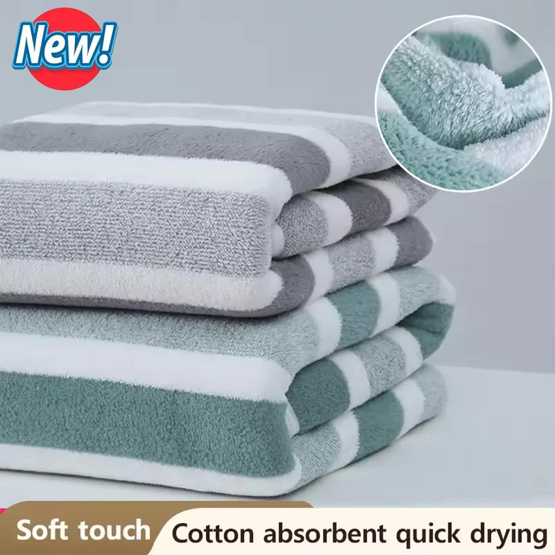 Home Textiles Face Towel - Nouvelle serviette de visage rayée 2026,