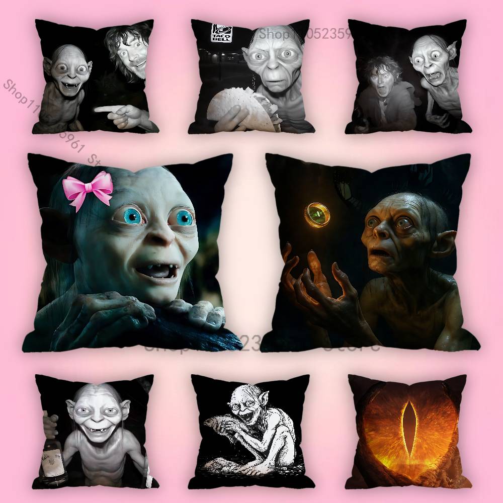 Home Textiles Là Gì - G-Gollum L-Lord R-Rings Memes taies d'oreiller