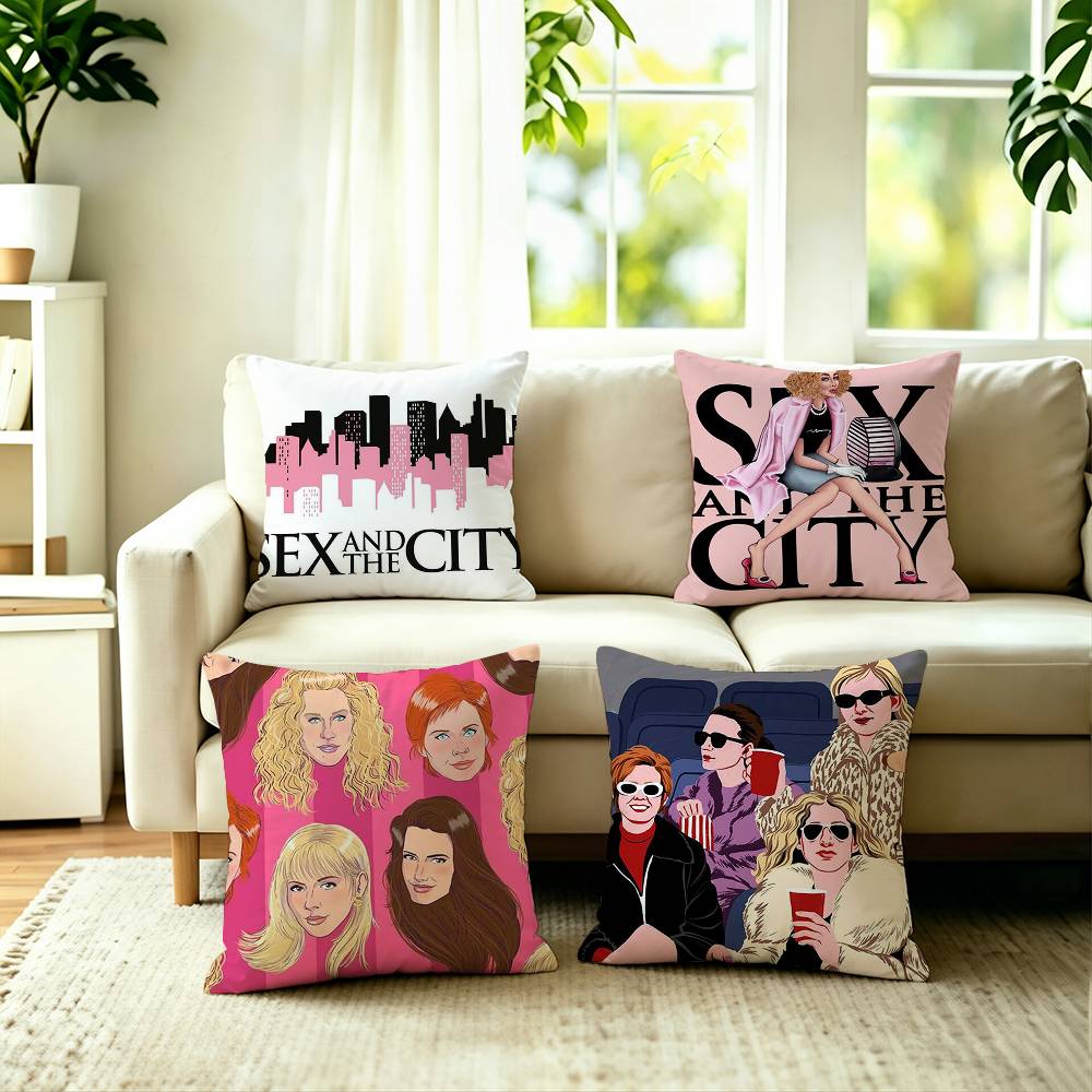 Home Textiles City - Taie d'oreiller carrée double face pour