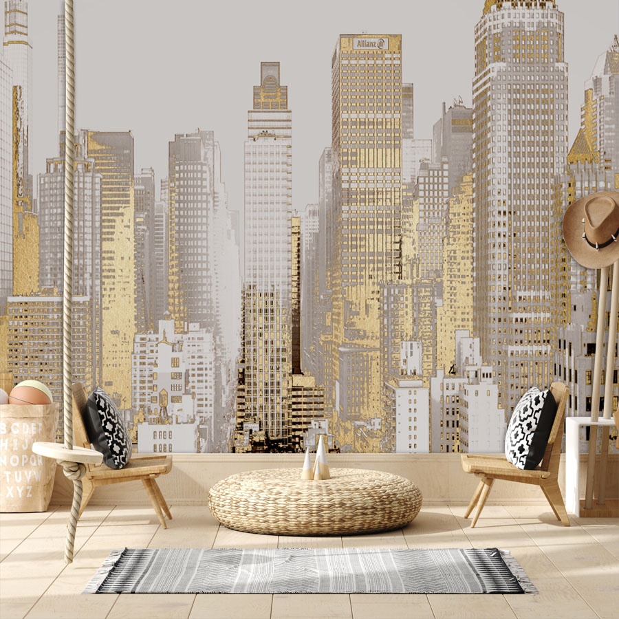 Home Textiles City - Papier peint personnalisé moderne à décoller