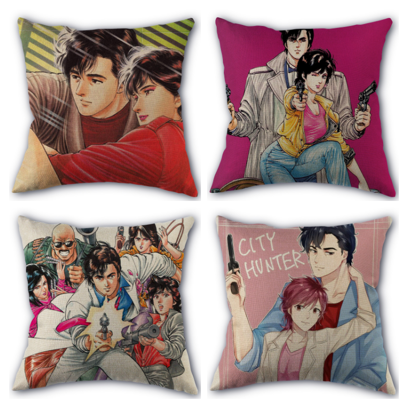 Home Textiles City - Housse d'oreiller personnalisée City Hunter, Textile