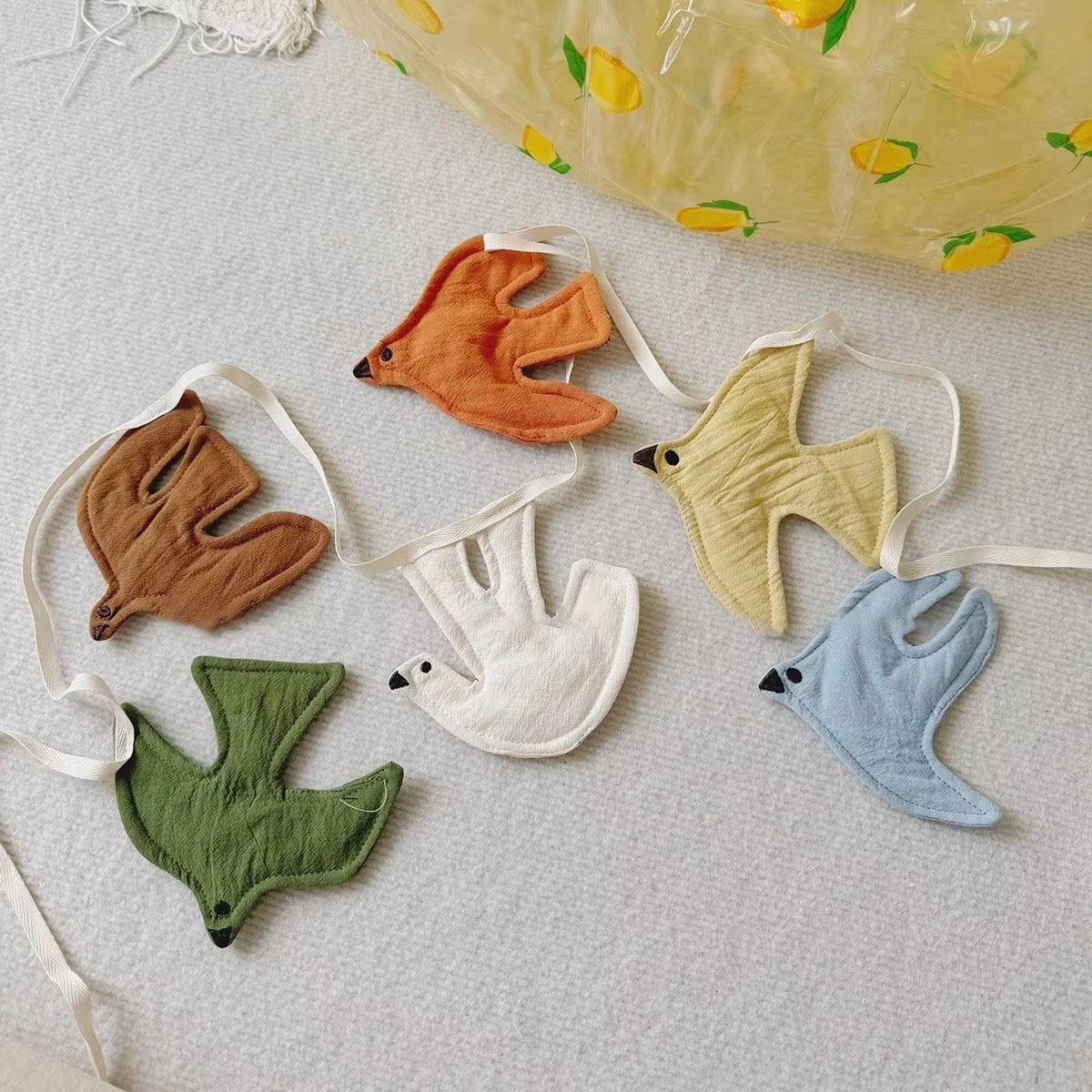 Home Textiles Discount - Guirlande de drapeaux en tissu pour
