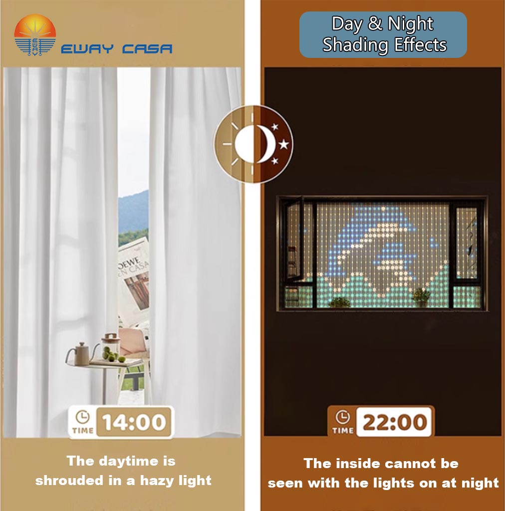EWAY CASA – rideaux transparen - Curtain Sheer Voile avis et prix
