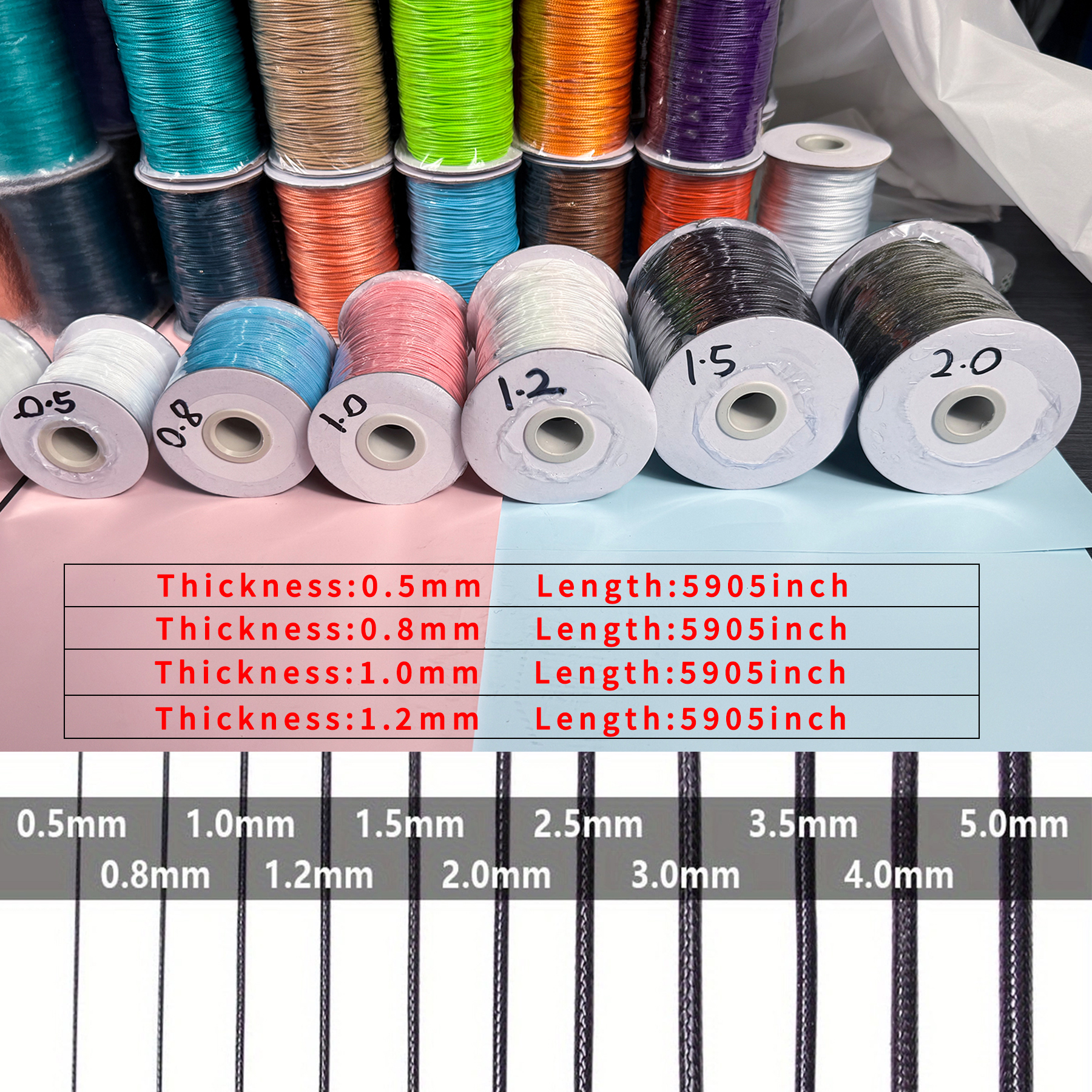 Cordons de cire pour la fabric - Home Lines Textiles avis et prix