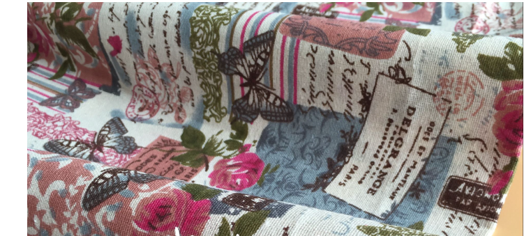 Tissu en lin imprimé tulipe, t - Home Textiles Manufacturer avis et prix