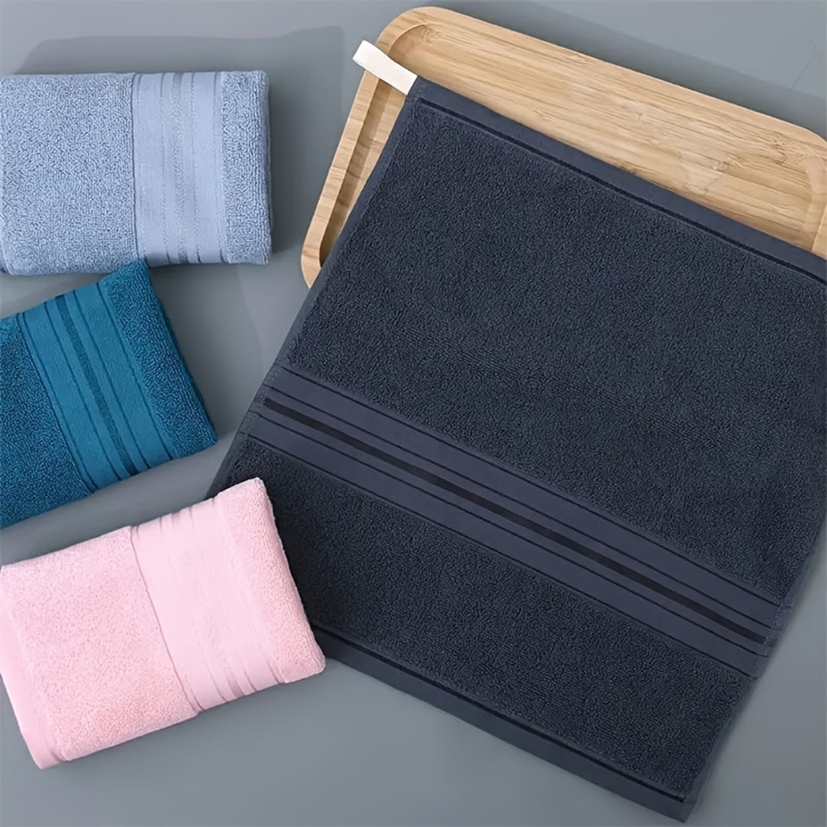 Lot de 24 lingettes de bain 10 - Home Textiles Face Towel avis et prix