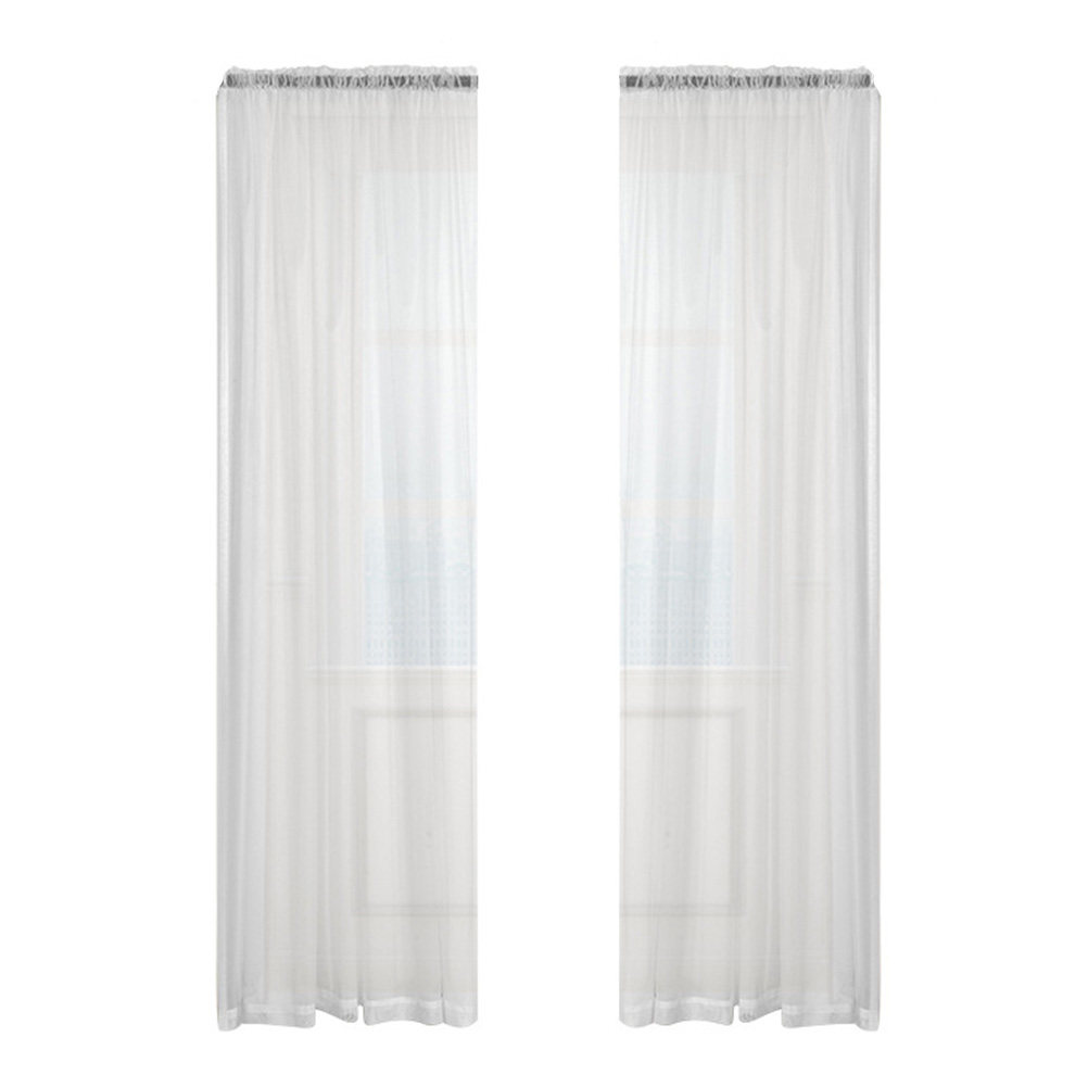Voilages blancs transparents p - Curtain Sheer Voile avis et prix