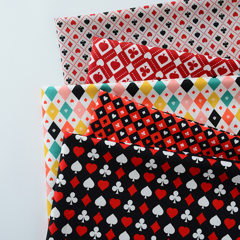 Ins Poker Element coton impres - Home Textiles Discount avis et prix