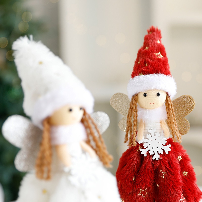 Poupée ange en peluche de noël - Home Textiles Trends avis et prix