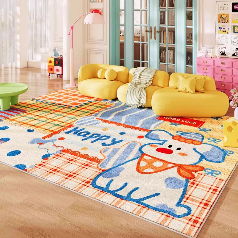 Tapis de salon coloré motif pu - Home Lines Textiles avis et prix