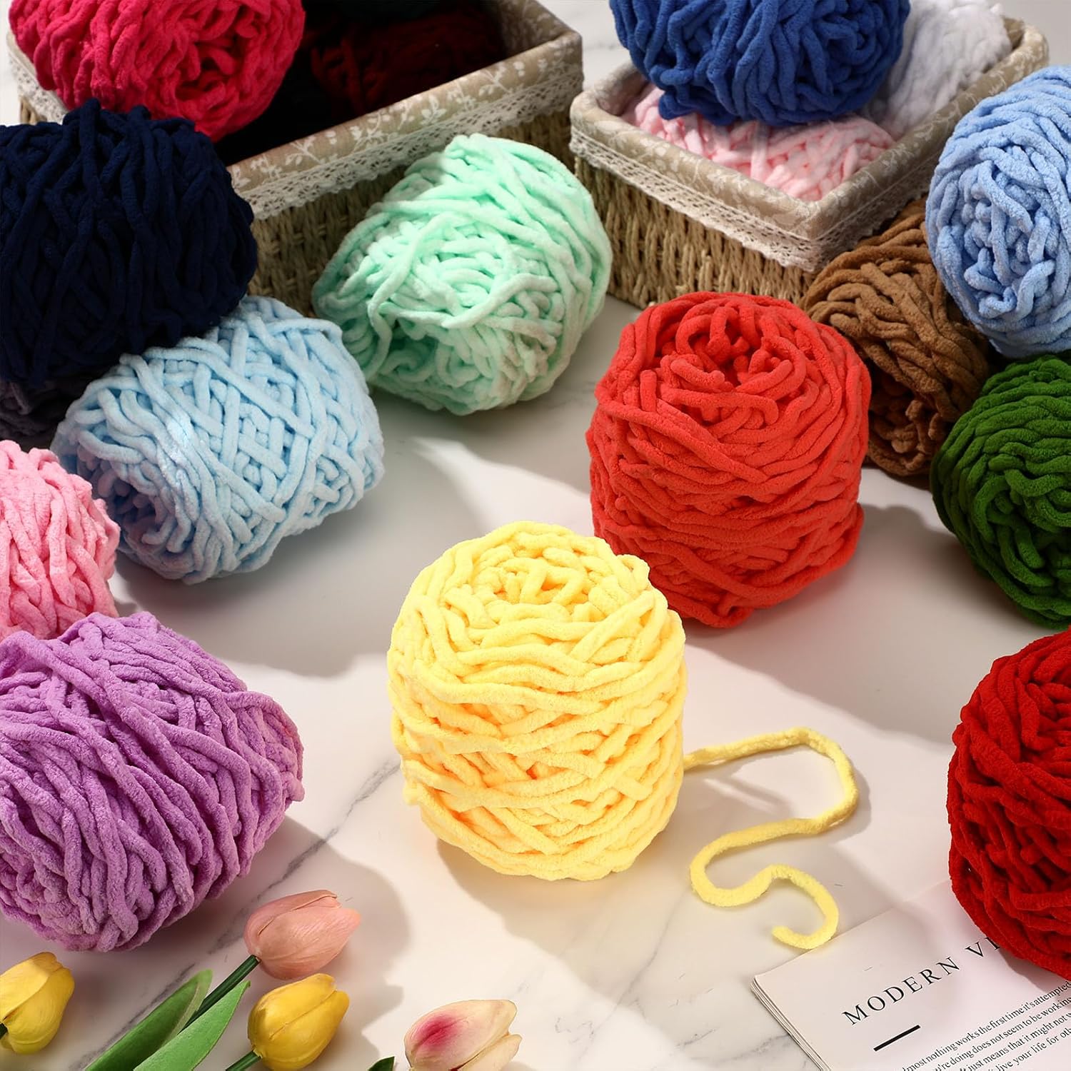 Lot de 6 pelotes de fil chenil - Wool Blanket Herringbone avis et prix