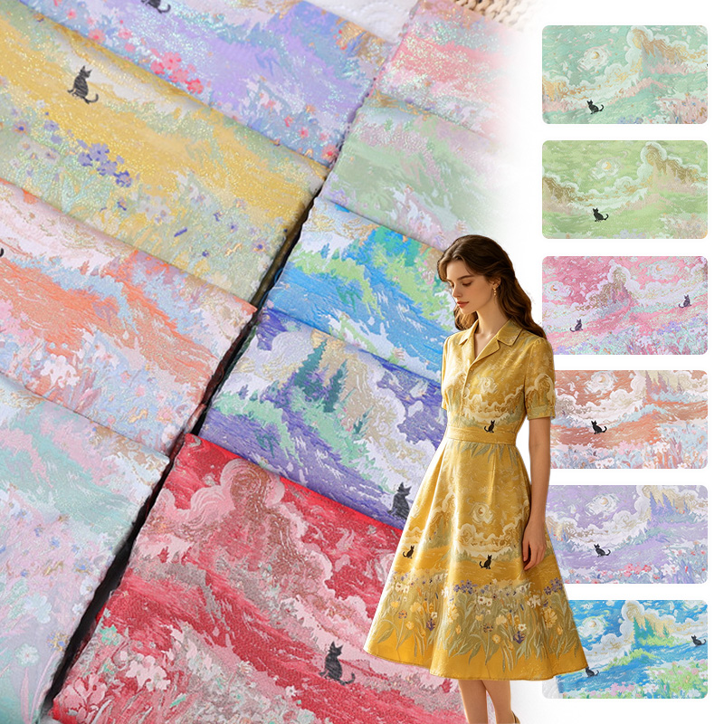Tissu Jacquard Brocart Doré Te - Home Textiles Trends avis et prix
