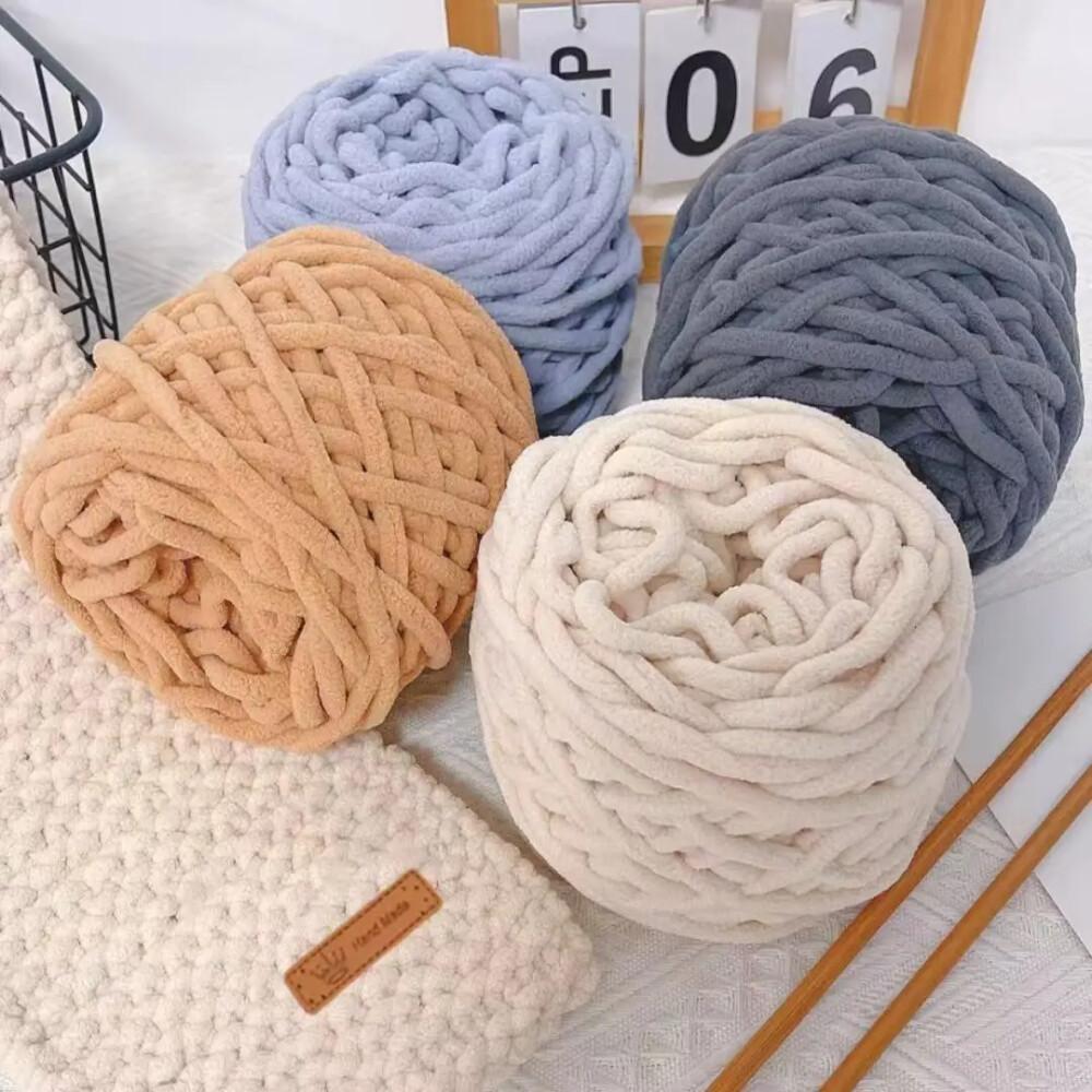 Fil à tricoter Chenille 100g,  - Wool Blanket Herringbone avis et prix
