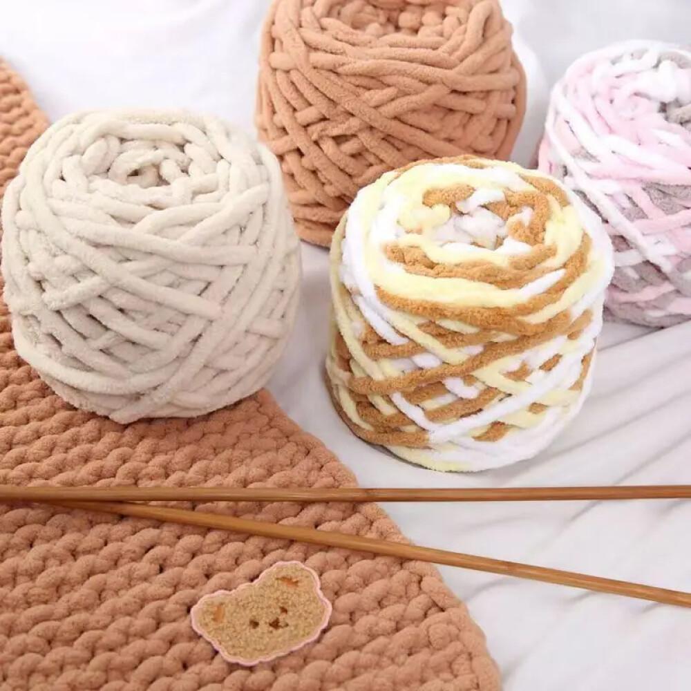 Fil à tricoter Chenille 100g,  - Wool Blanket Herringbone avis et prix