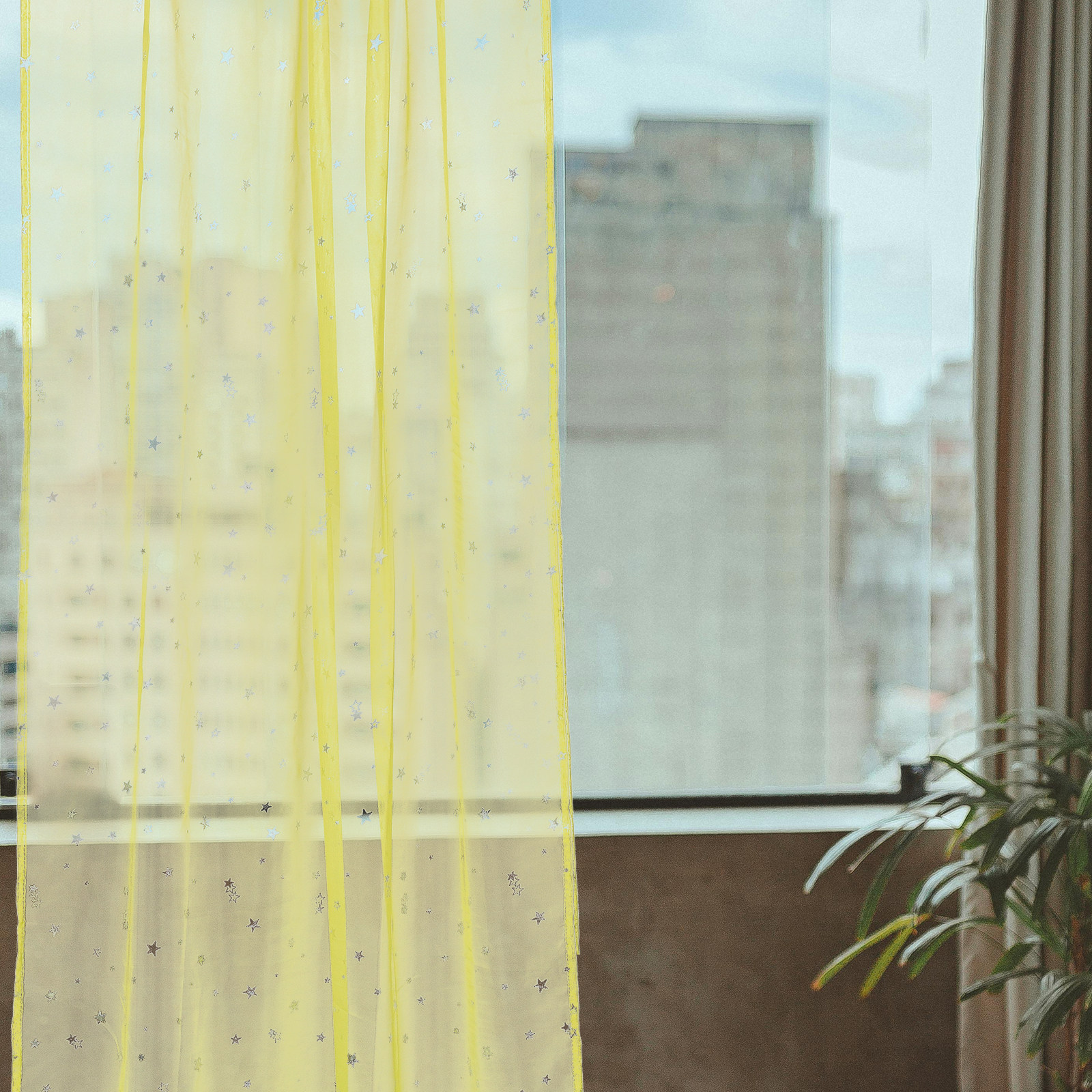 Voilages en aluminium argenté  - Curtain Sheer Voile avis et prix