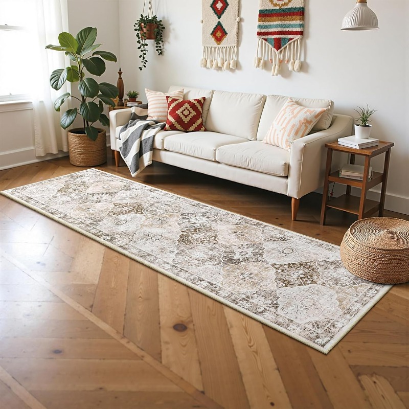 Tapis long bohème pour couloir - Home Lines Textiles avis et prix