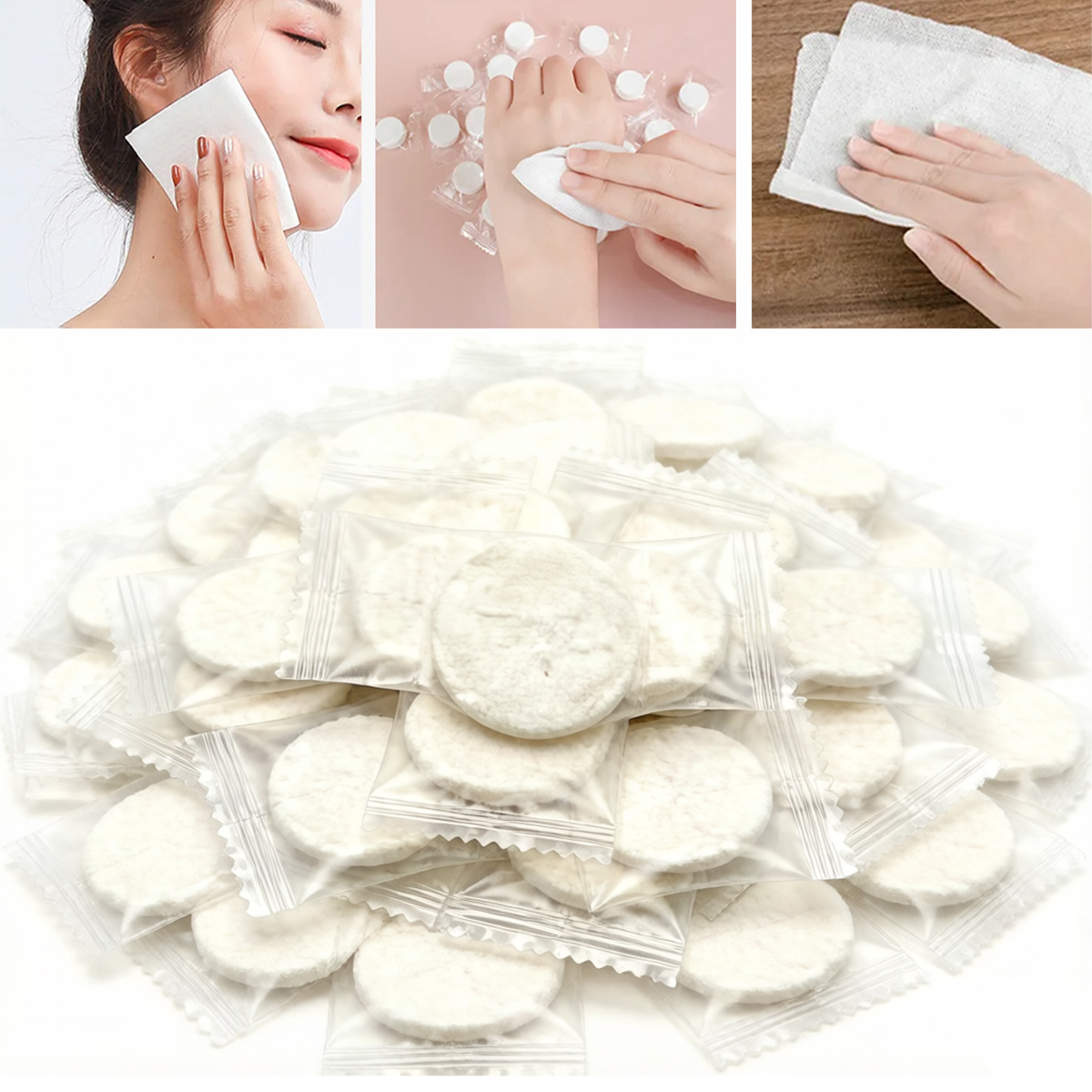 100 lingettes compressées port - Home Textiles Face Towel avis et prix