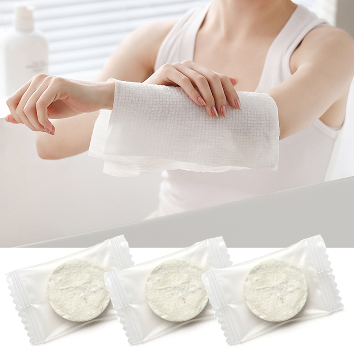 100 lingettes compressées port - Home Textiles Face Towel avis et prix