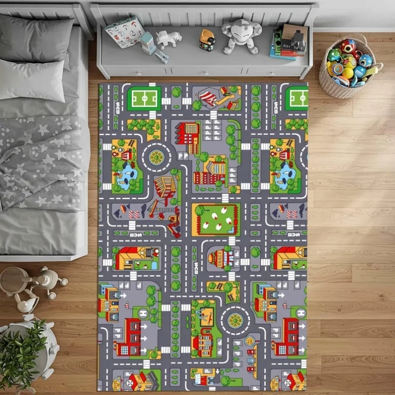 Tapis de jeu éducatif Carte Ro - Home Textiles City avis et prix