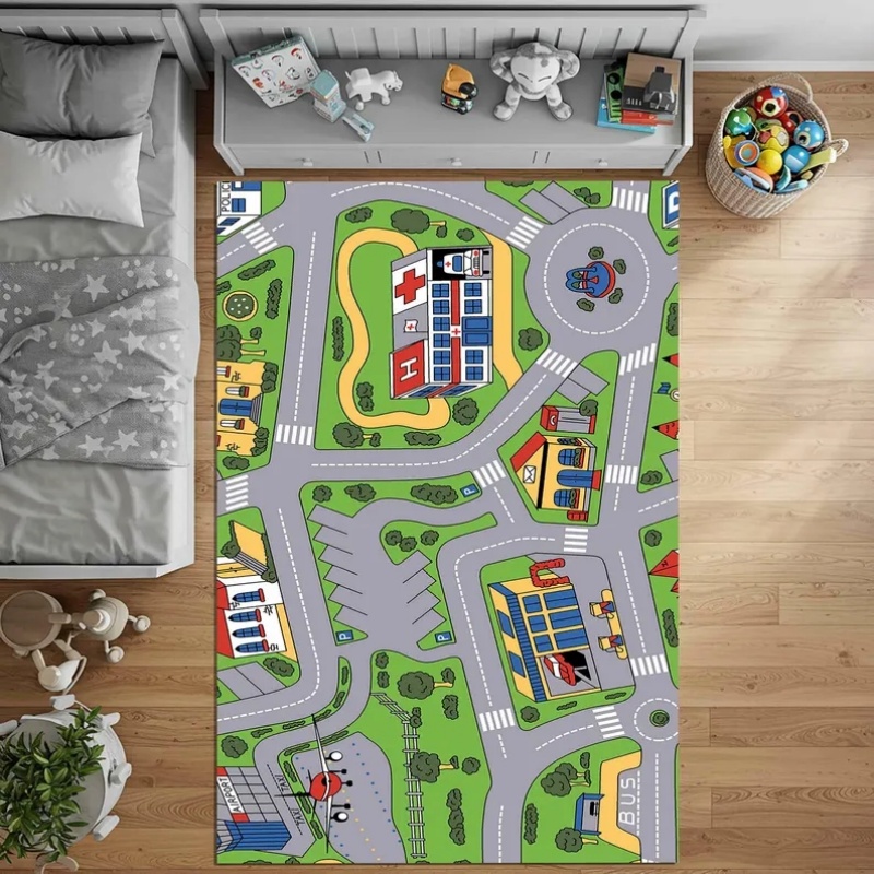 Tapis de jeu éducatif Carte Ro - Home Textiles City avis et prix