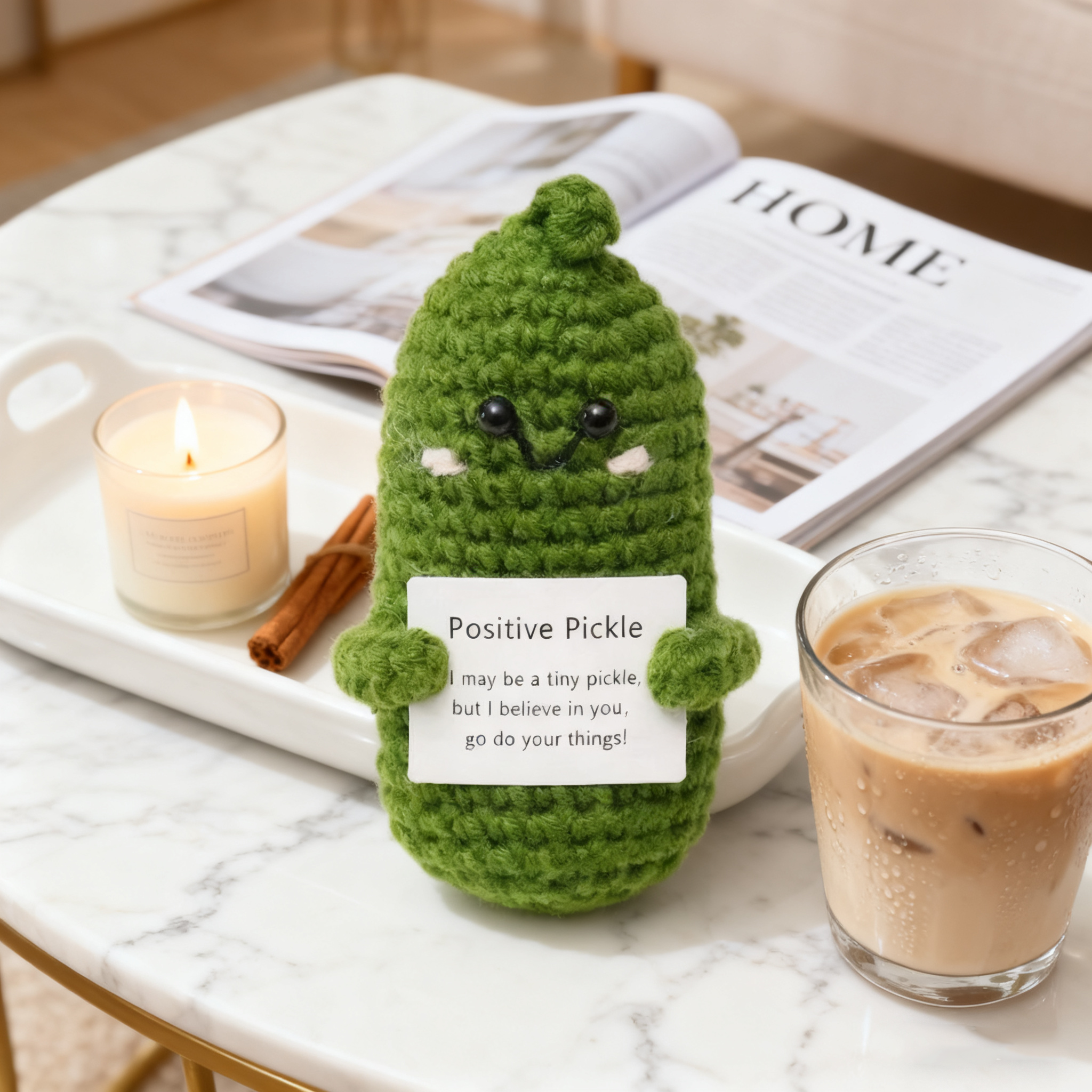 Mini poupée tricotée à la main - Home Textiles Trends avis et prix