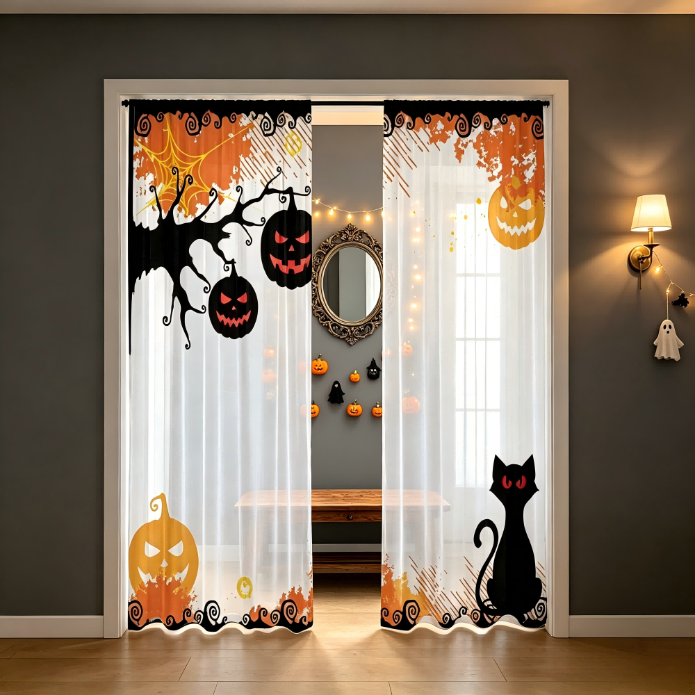 Lot de 2 rideaux transparents  - Curtain Sheer Voile avis et prix