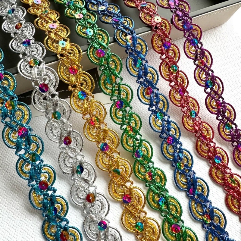 Ruban à paillettes en forme de - Home Lines Textiles avis et prix