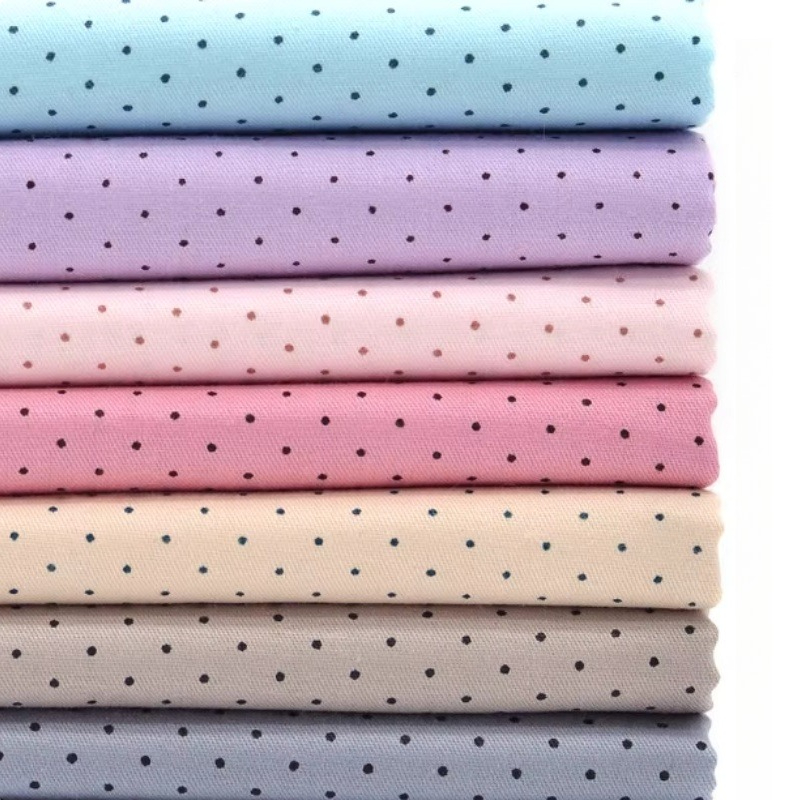 Tissu sergé en coton à petits  - Home Textiles Discount avis et prix